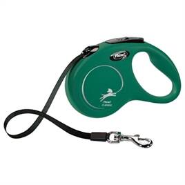 Flexi rollijn olijfgroen voor honden